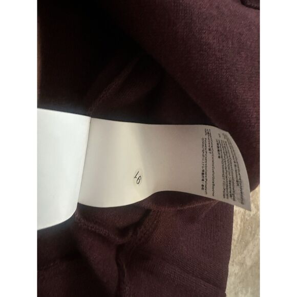 NWT Hugo Boss 4XL Knit Pullover Sweatshirt Zipper Burgundy Red - Picture 6 of 8